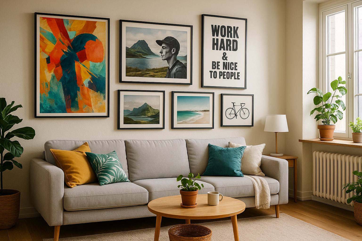 Como Escolher Quadros Decorativos que Refletem sua Personalidade e Estilo de Vida