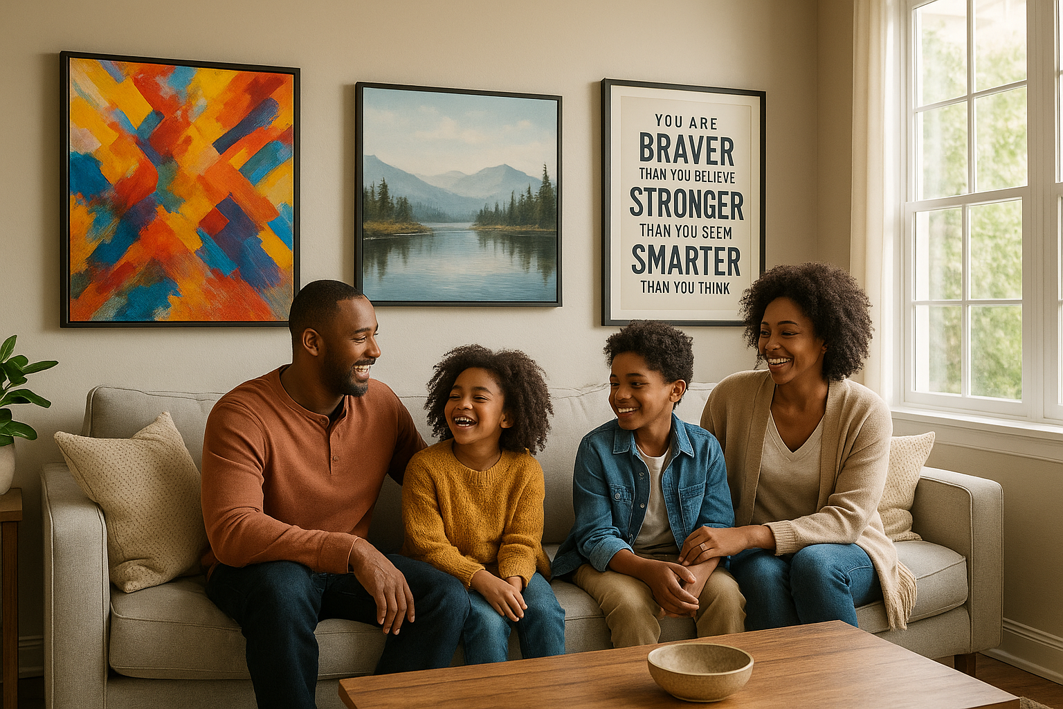 Como Escolher Quadros Decorativos que Reflitam a Personalidade da Sua Famlia